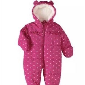Carters baby girl snowsuit pram ❤️